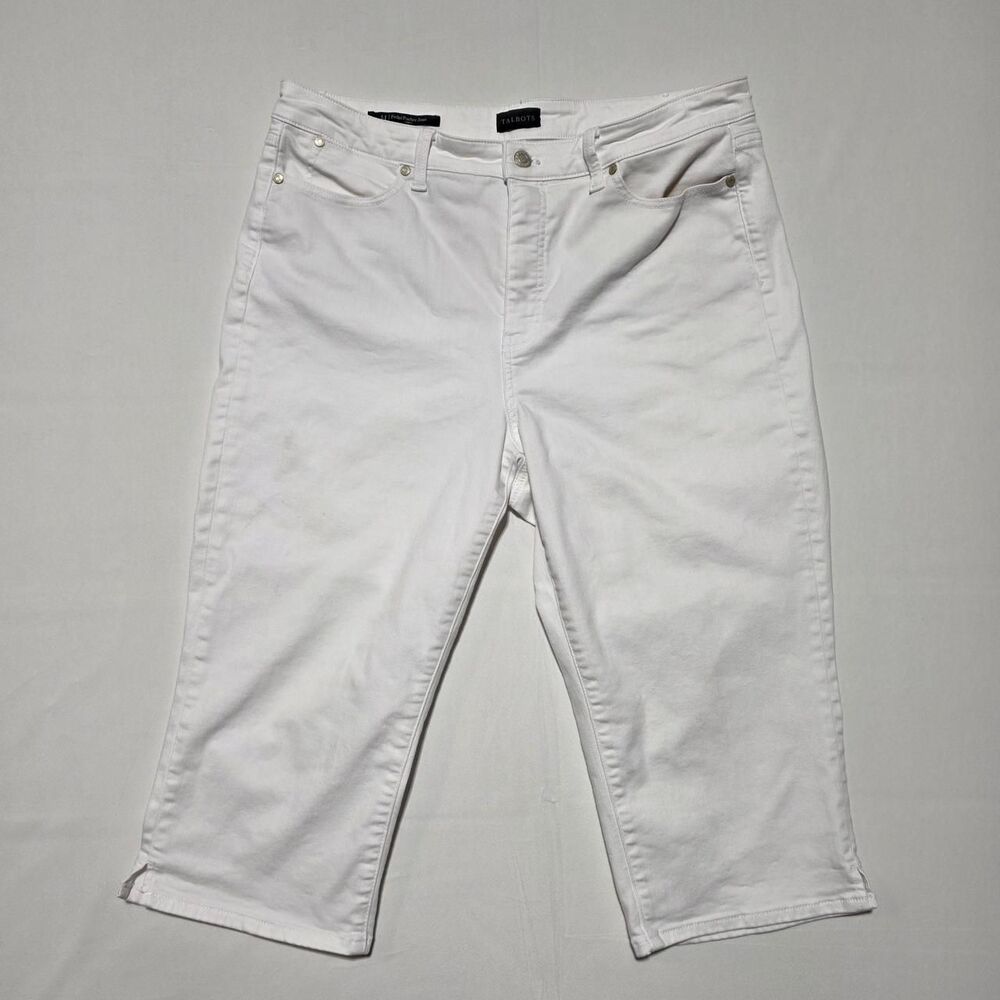 Talbots Pedal Pusher Jean women's size 14 curvy